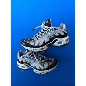 Nike Air Max Plus Tn Gs Fresh Mint White Black Grey 5.5Y CD0609-106